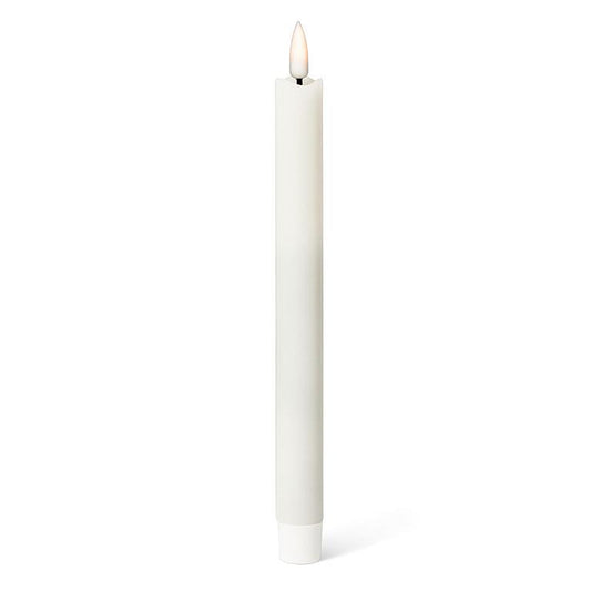 LED Taper Candle. Set of 2 white