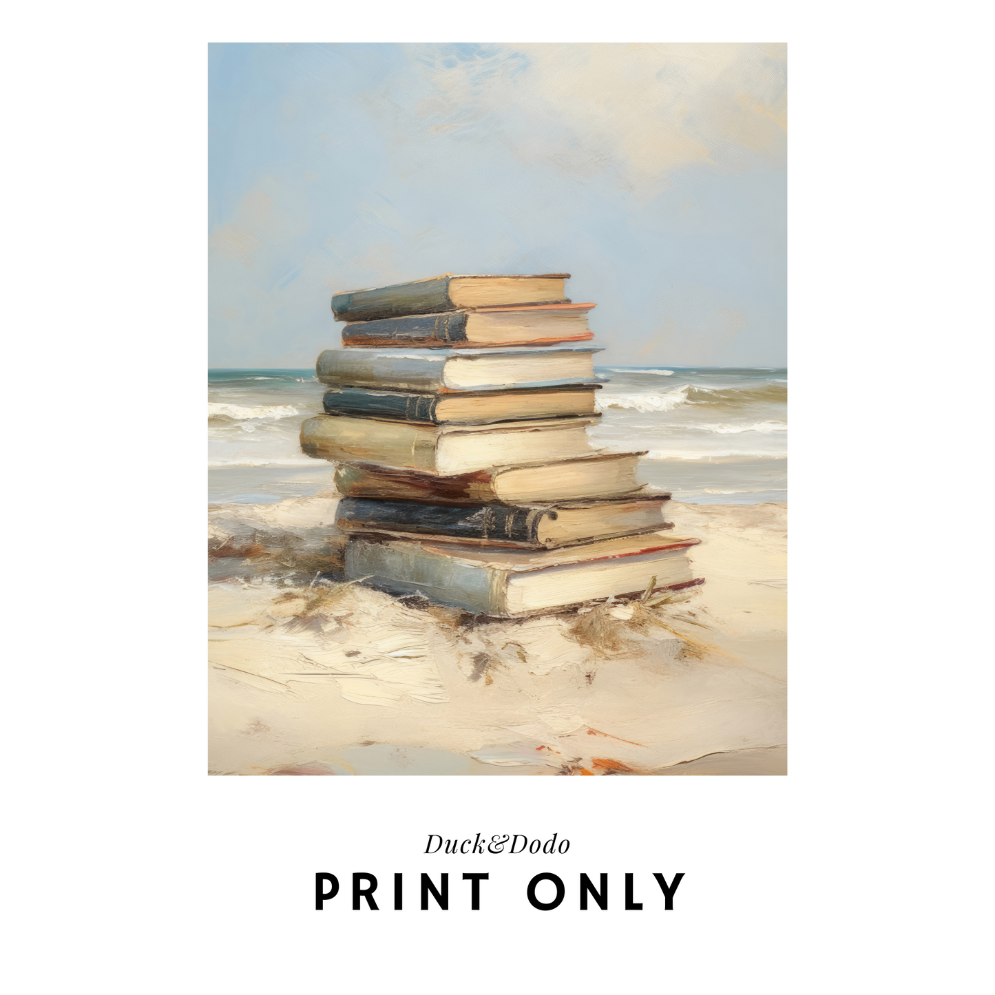 Book Stack - Beach