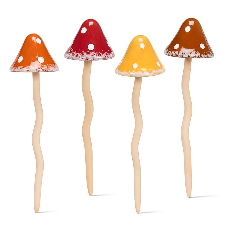 Xlg Wobbly Dot Mushroom Stake