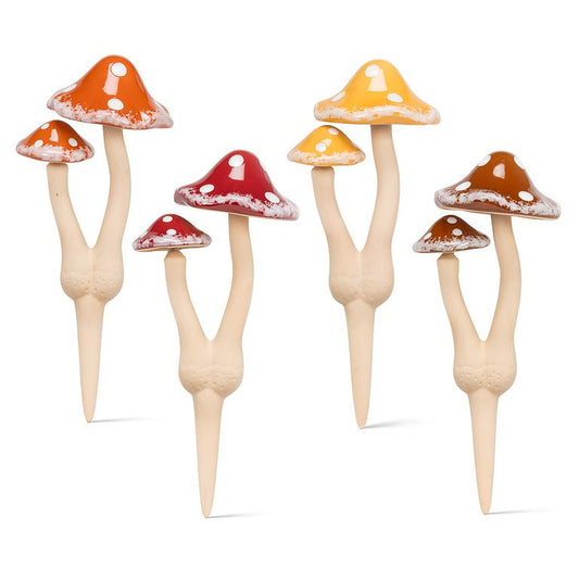 Double Wobbly Dot Mushroom Stake