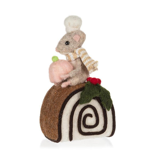Mouse w/Swiss Roll-6.5"