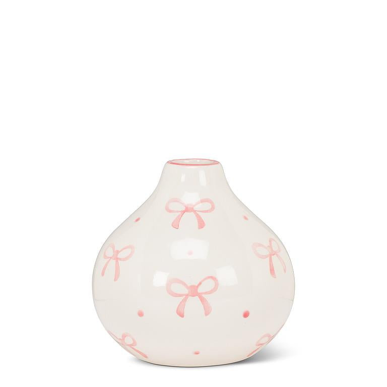 Sm Ball Vase w/Bows