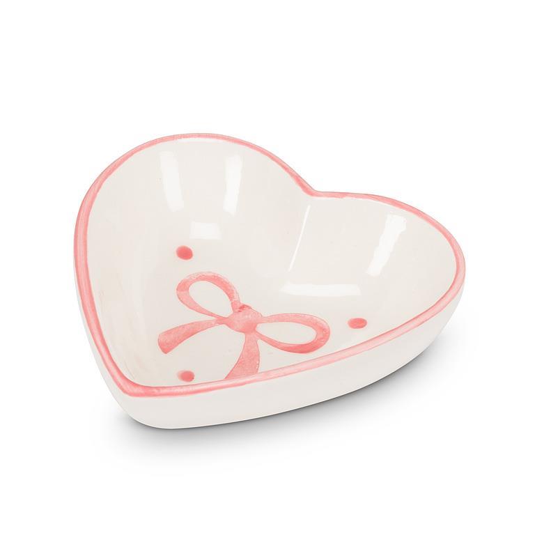 Small Heart Dish with Bows