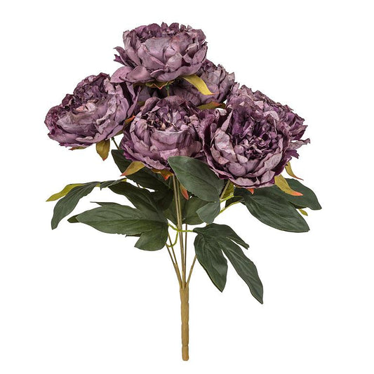 Purple Open Peony Bouquet