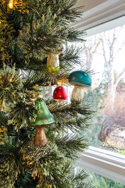 Vintage Mushroom Clip Ornament