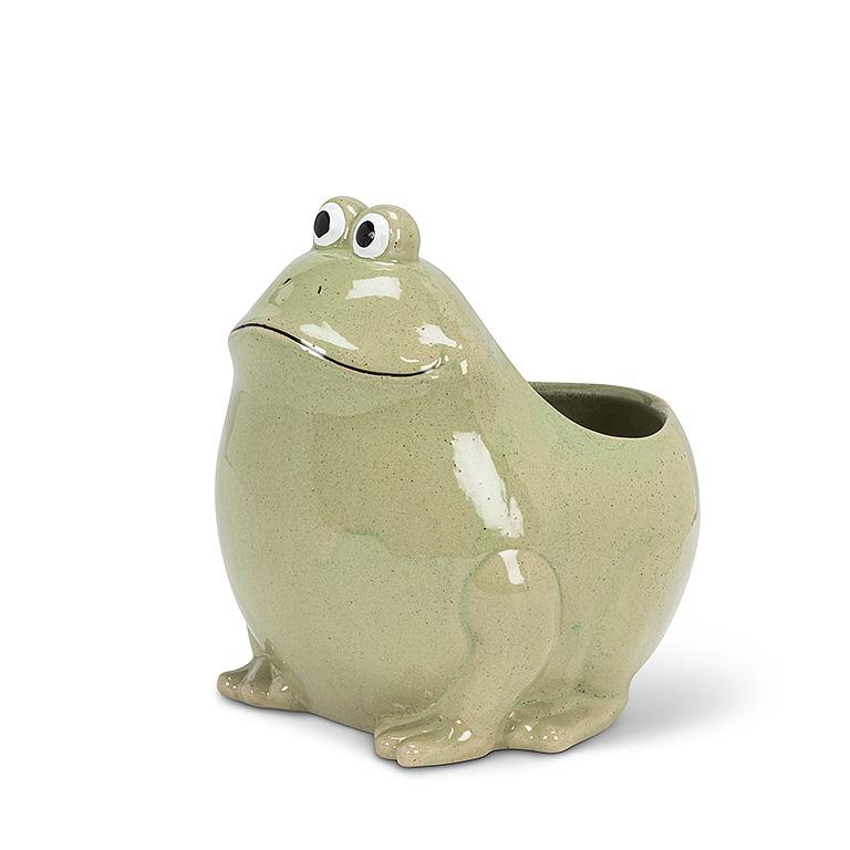 Sitting Frog Planter