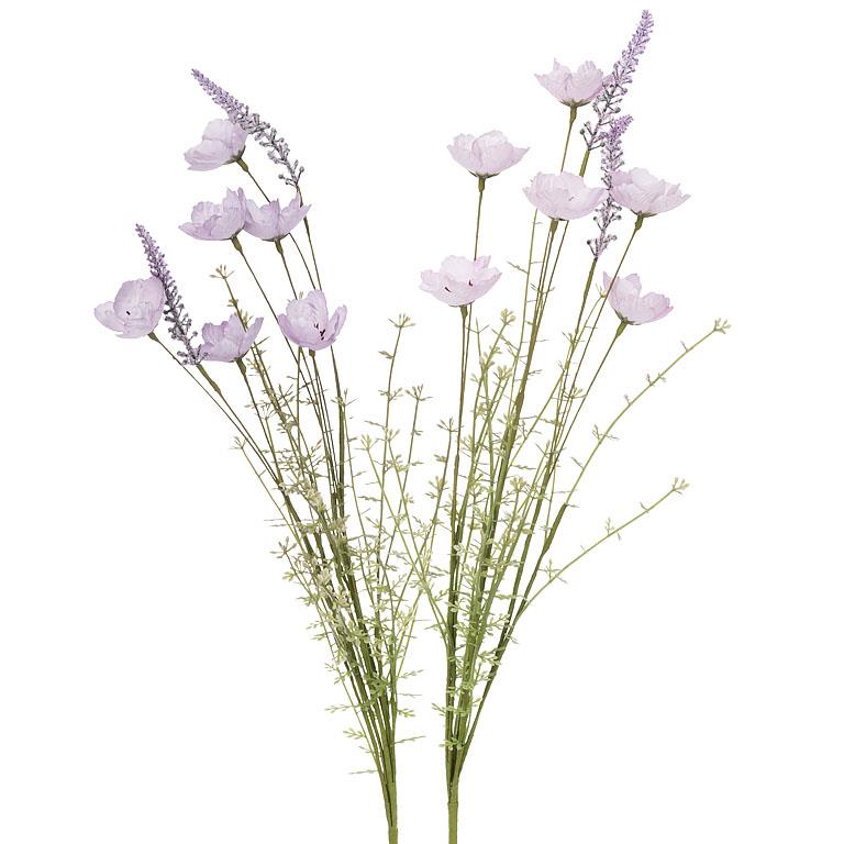 2 Assorted Lavender & Flower Spray - 23"H