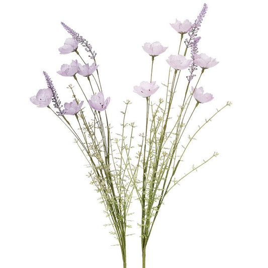 2 Assorted Lavender & Flower Spray - 23"H