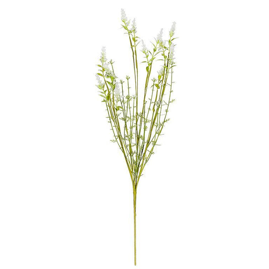 Field Flower Branch-White-22"H