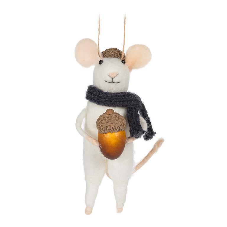 Standing Mouse with Acorn