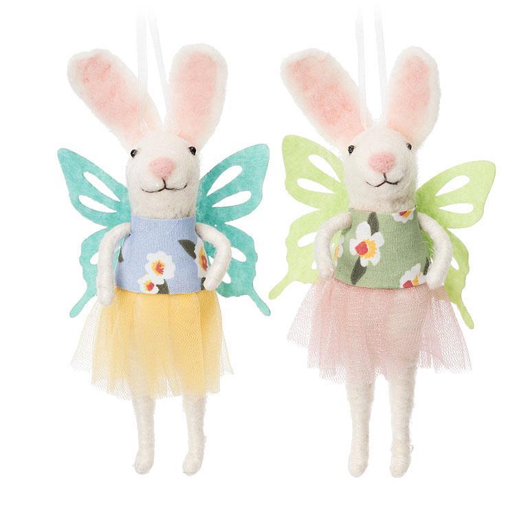 Bunny w/Wings Ornament