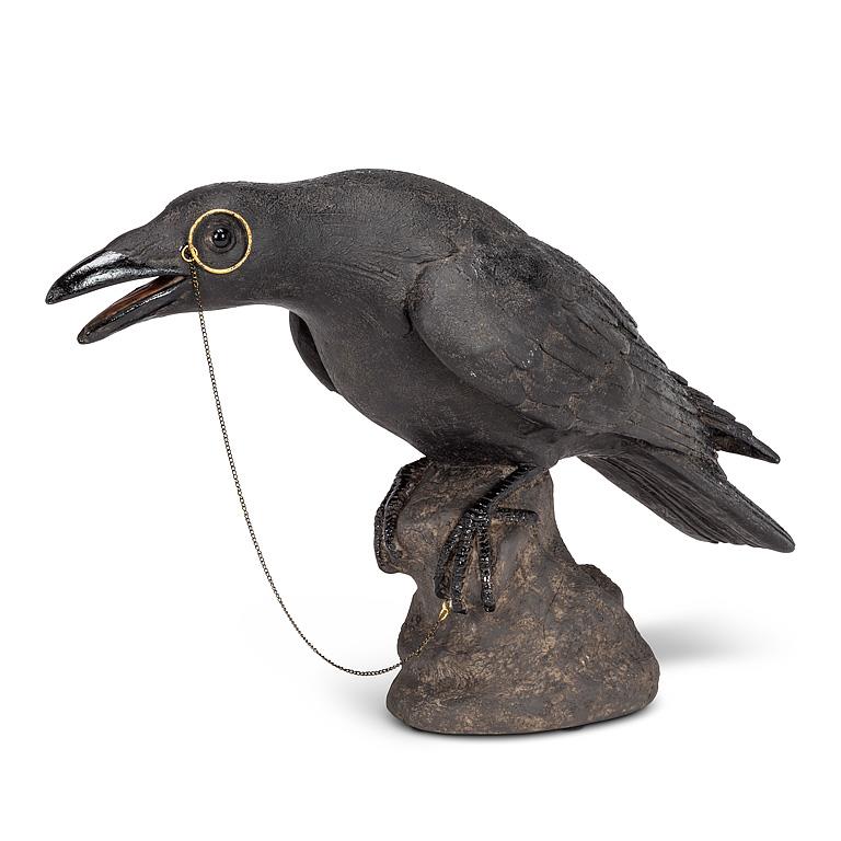 Raven with Monocle