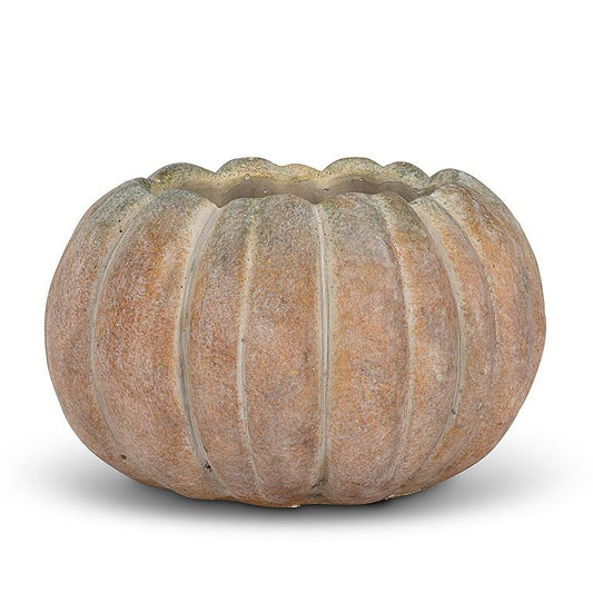 Lg Low Pumpkin Planter