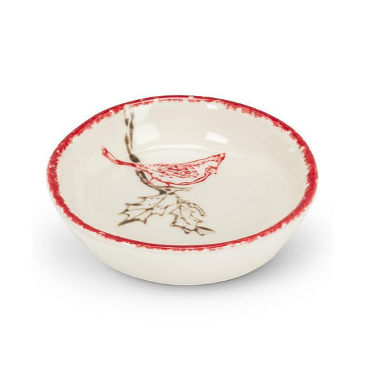 Cardinal Stamp Small Bowl
