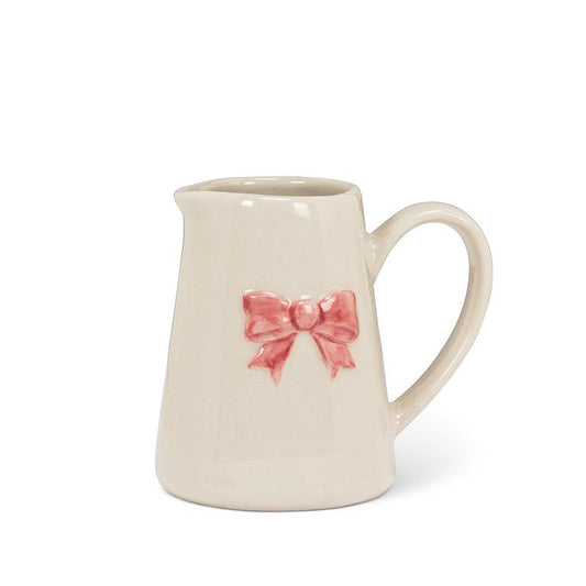Pink Bow Mini Jug