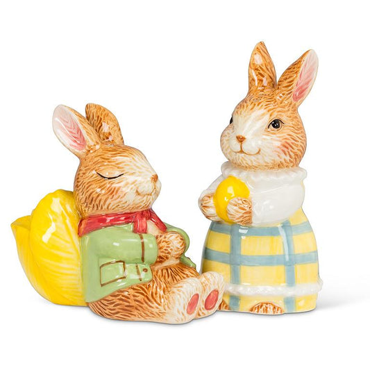 Dress Up Bunnies Salt & Pepper