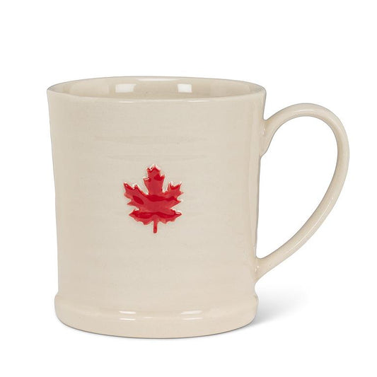 Rimmed Mug w/Maple Leaf