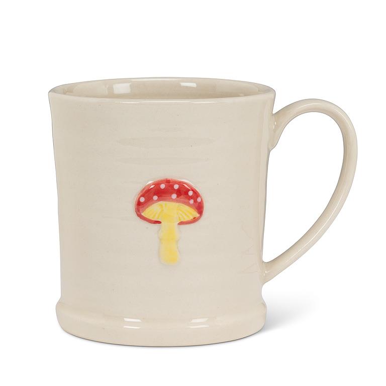 Rimmed Mug w/Mushroom