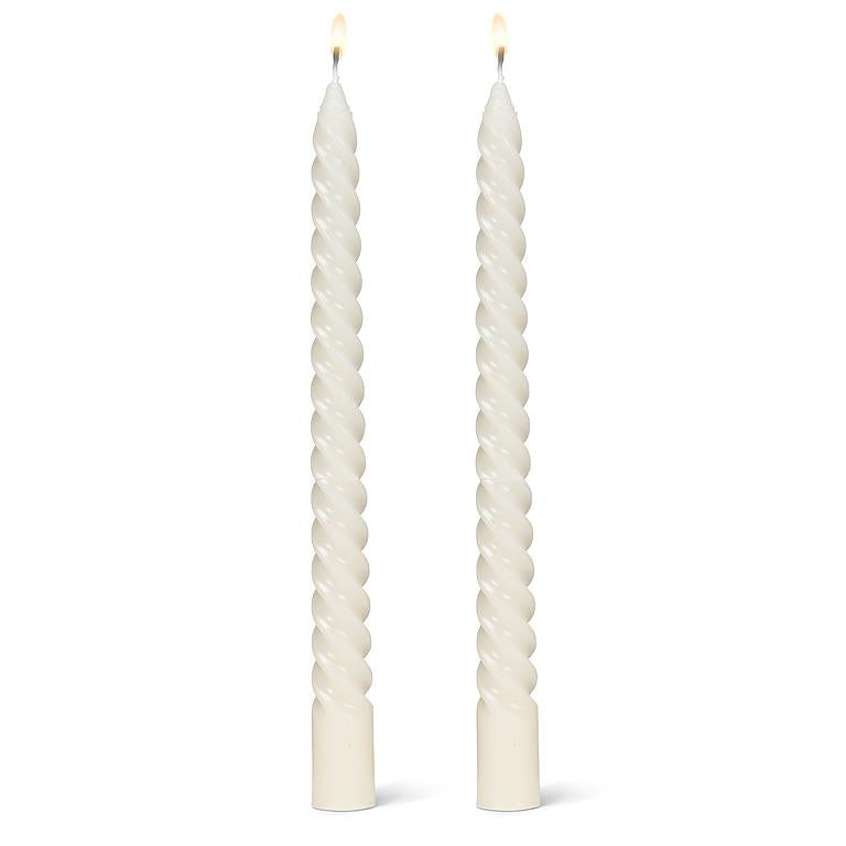 Tight Spiral Taper-Ivory