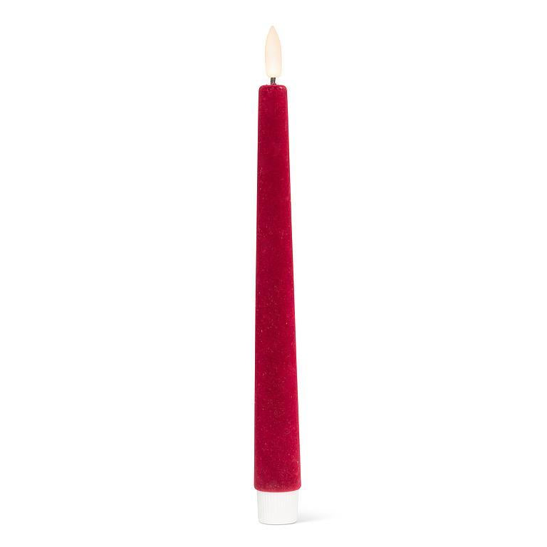 Velvet LED Taper Candle. Set of 2