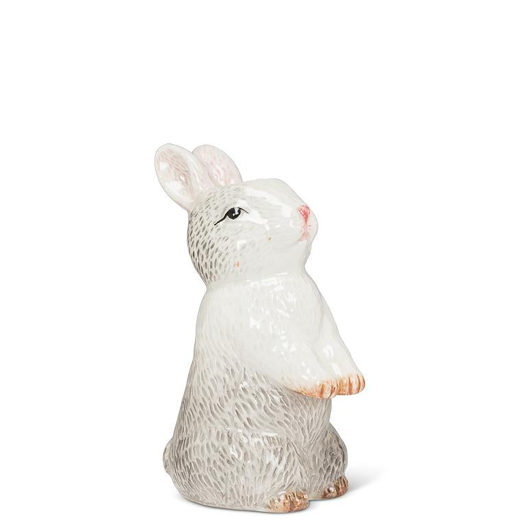 Sitting Cute Rabbit Bud Vase