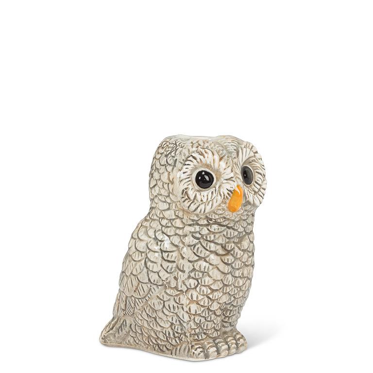 Sitting Wise Owl Bud Vase