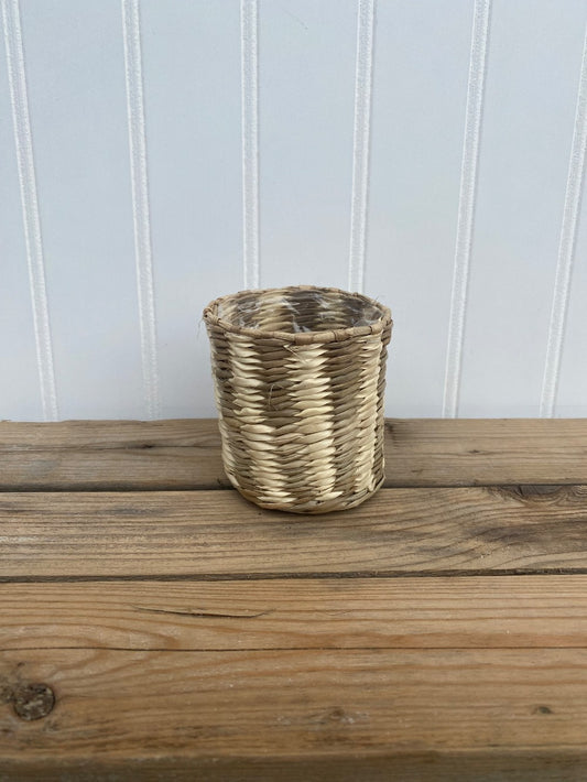 Tiny Wicker Planter