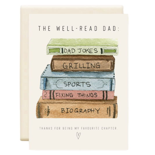 Well-Read | Father's Day Greeting Card