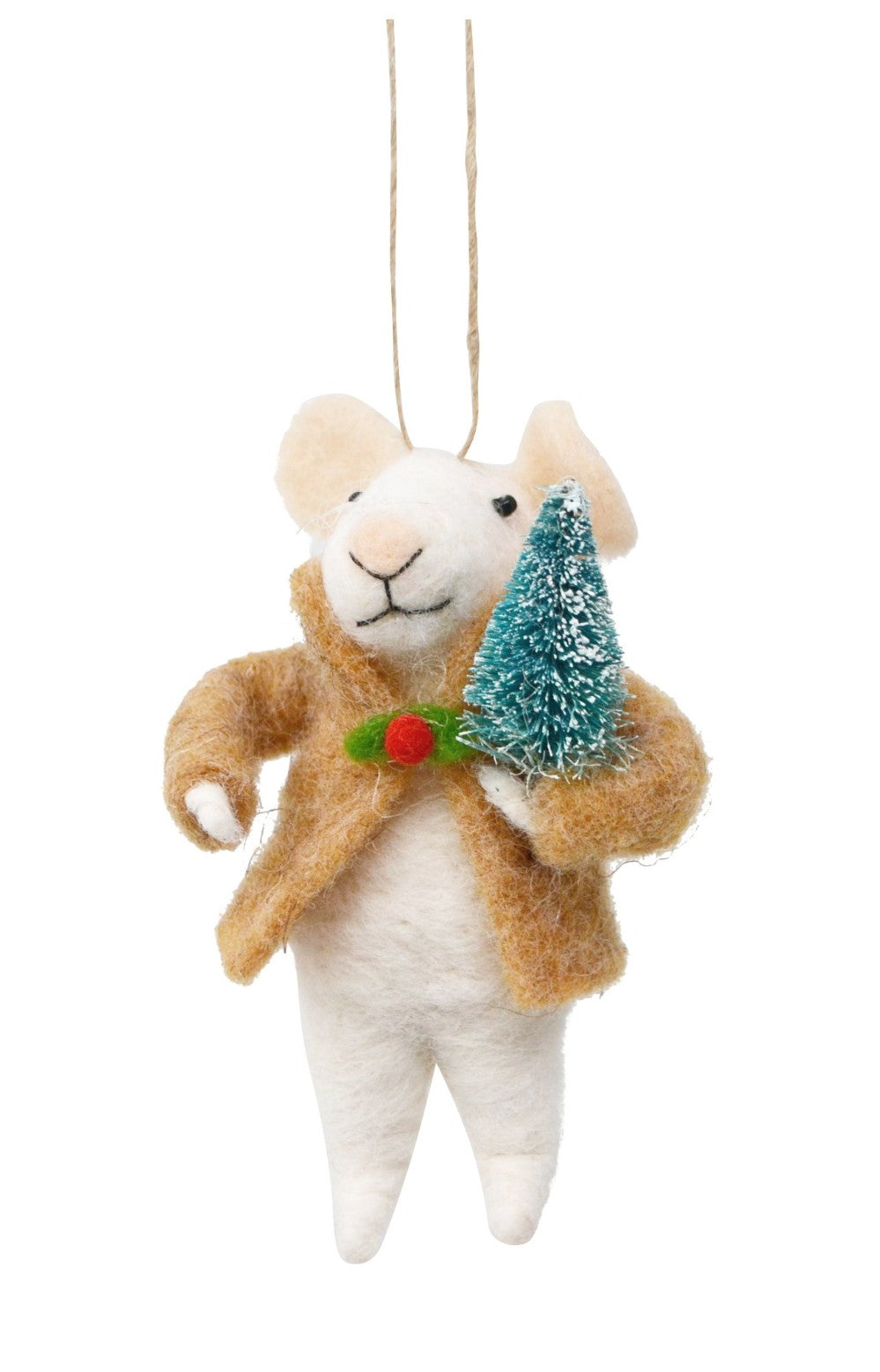 Mouse With Tree Ornament