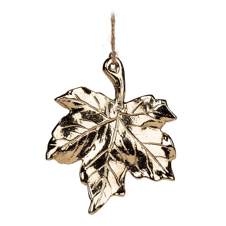 Simple Flat Maple Leaf Ornament