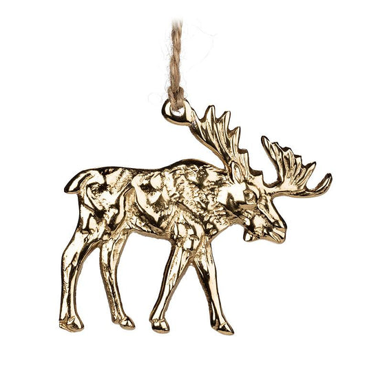 Simple Flat Moose Ornament