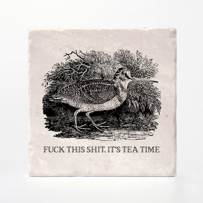 Fuck This Shit It's Team Time- Effin' Birds Coaster