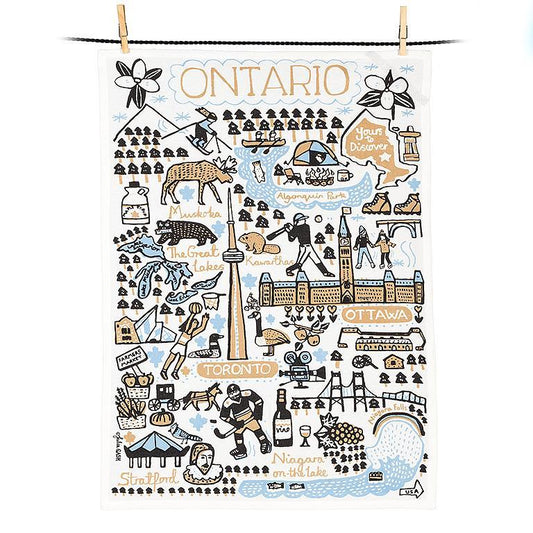 Ontario Landmarks Kitchen Towel