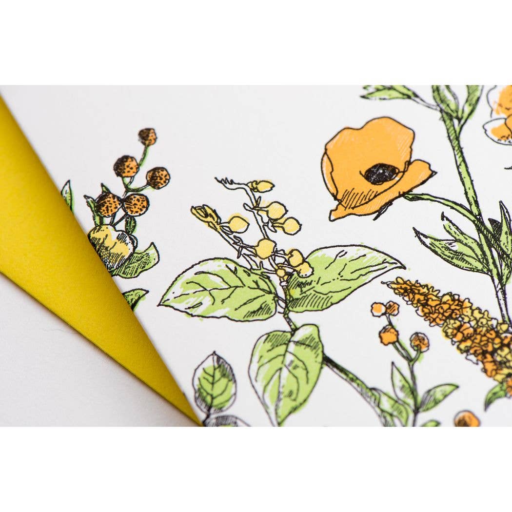 Love You Mom Floral Card