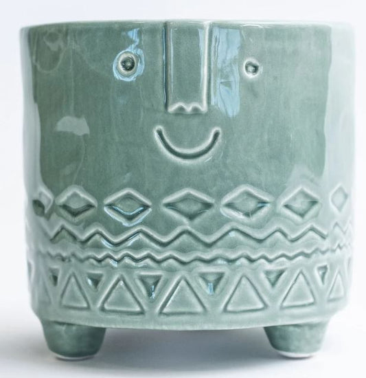 Teal Face Planter