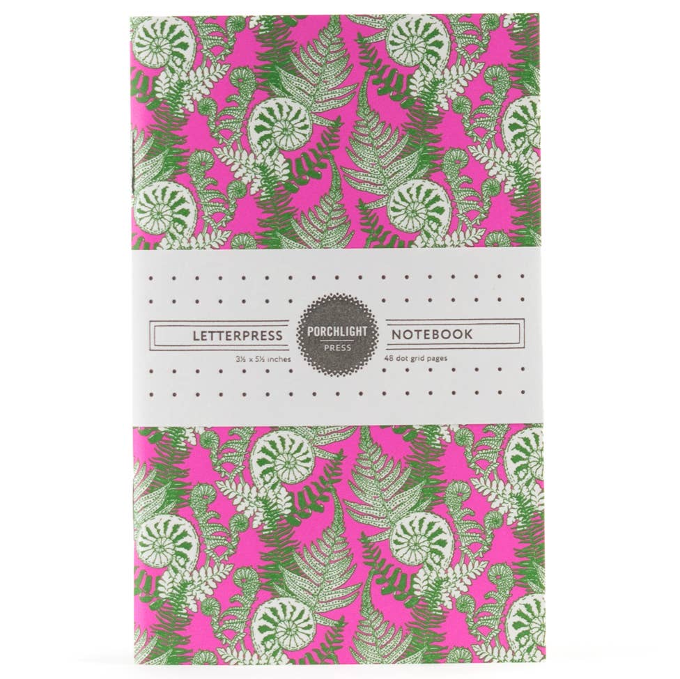 Forest Foraging Series: Fiddlehead Fern Pocket Notebook