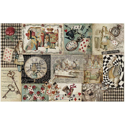 Decoupage paper - Curious Journey