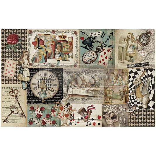 Decoupage paper - Curious Journey
