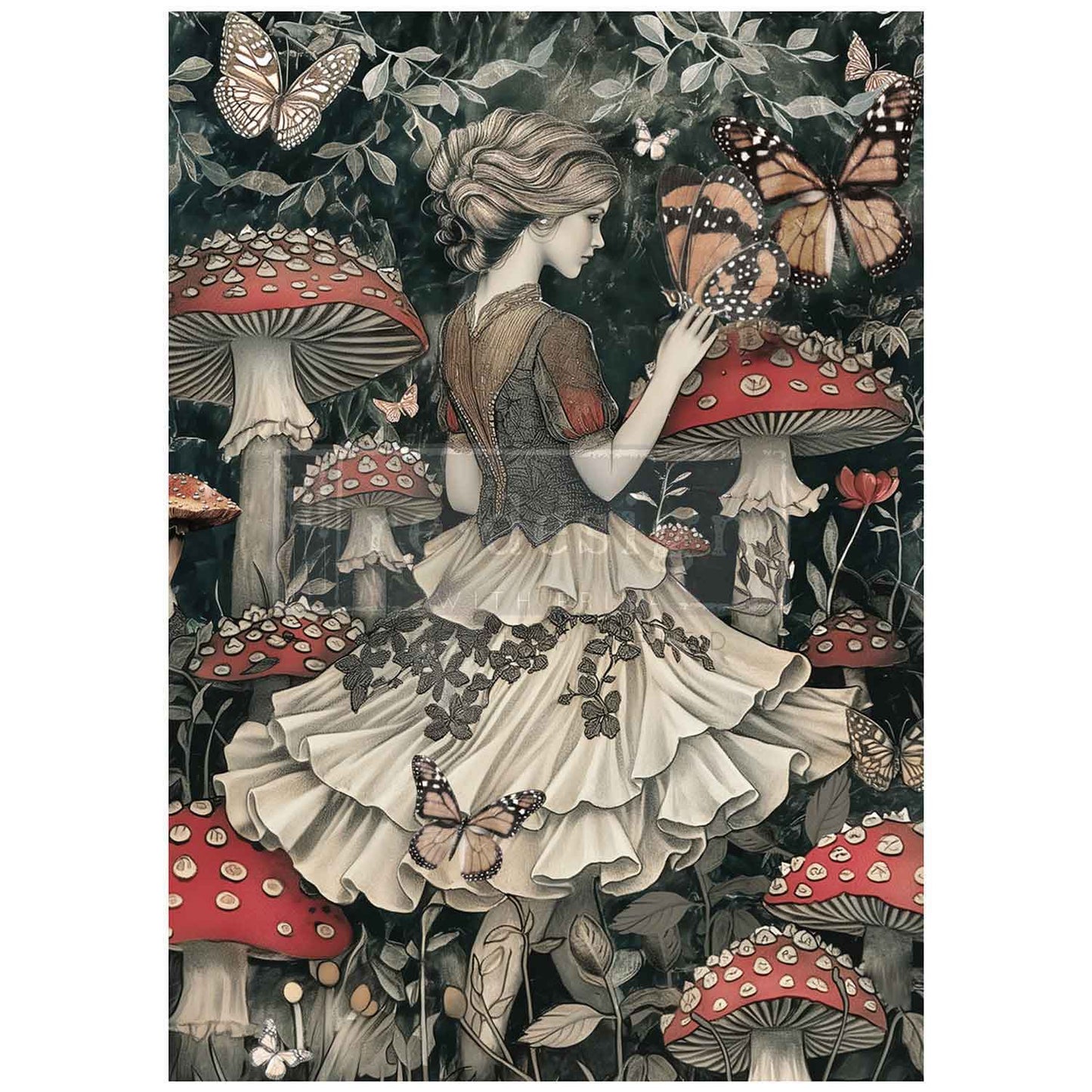 Decoupage Fibre- Enigmatic Realm