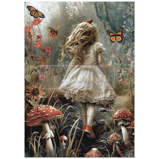 Decoupage Fibre- Dreamlike trails