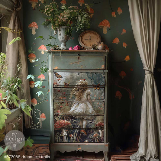 Decoupage Fibre- Dreamlike trails