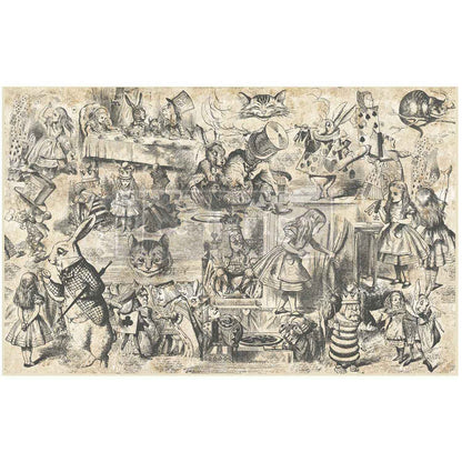 Decoupage paper - Dreaming in Wonderland