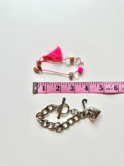 Lot of 2 JUICY COUTURE Charm Bracelets - 7