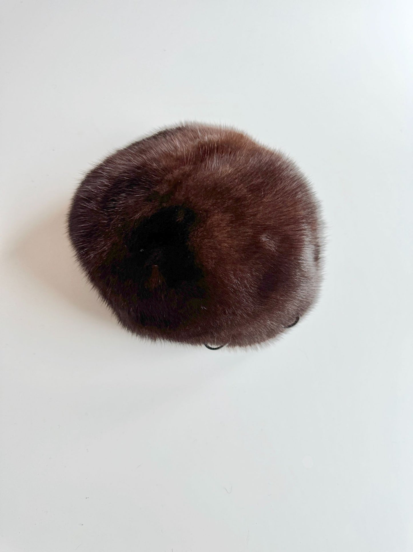 Vintage EATON'S Brown Mink Fur Hat - 1