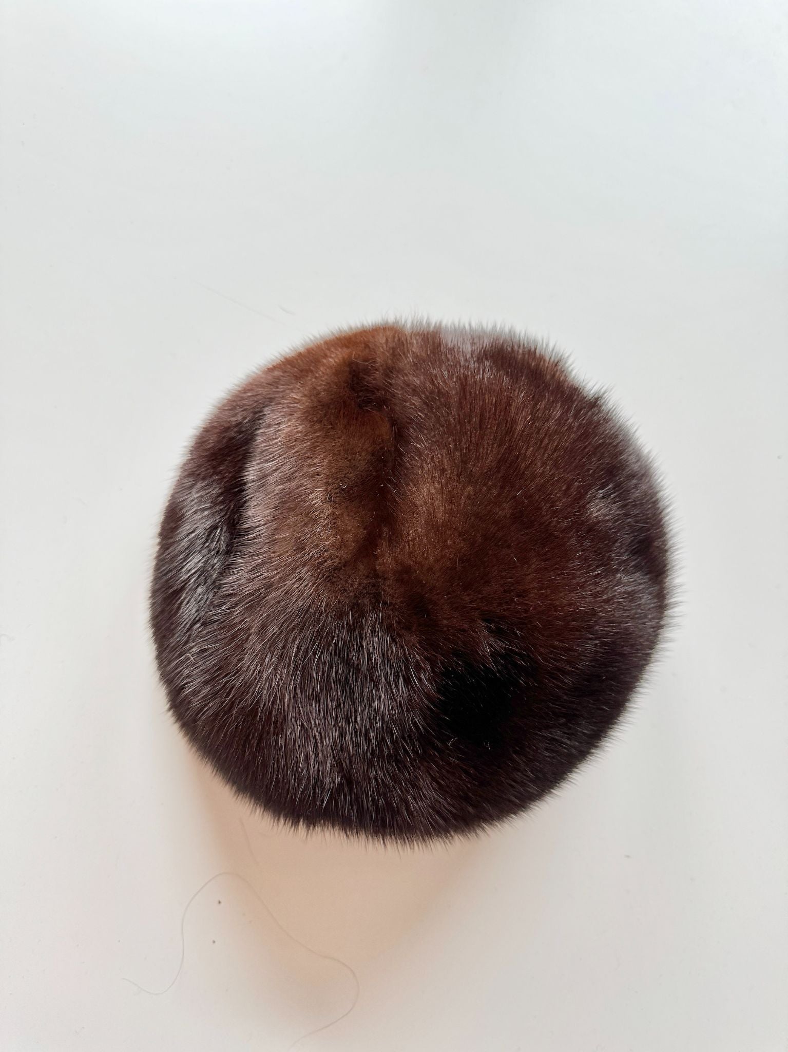 Vintage EATON'S Brown Mink Fur Hat - 4