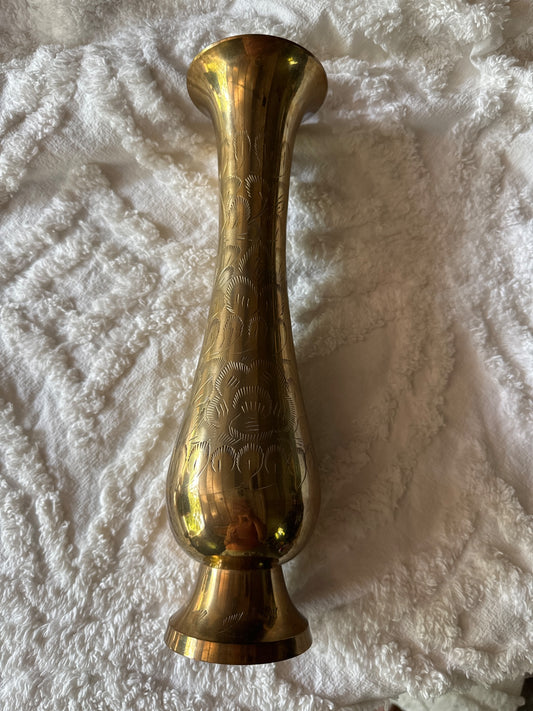 Lg Brass Vase - 1