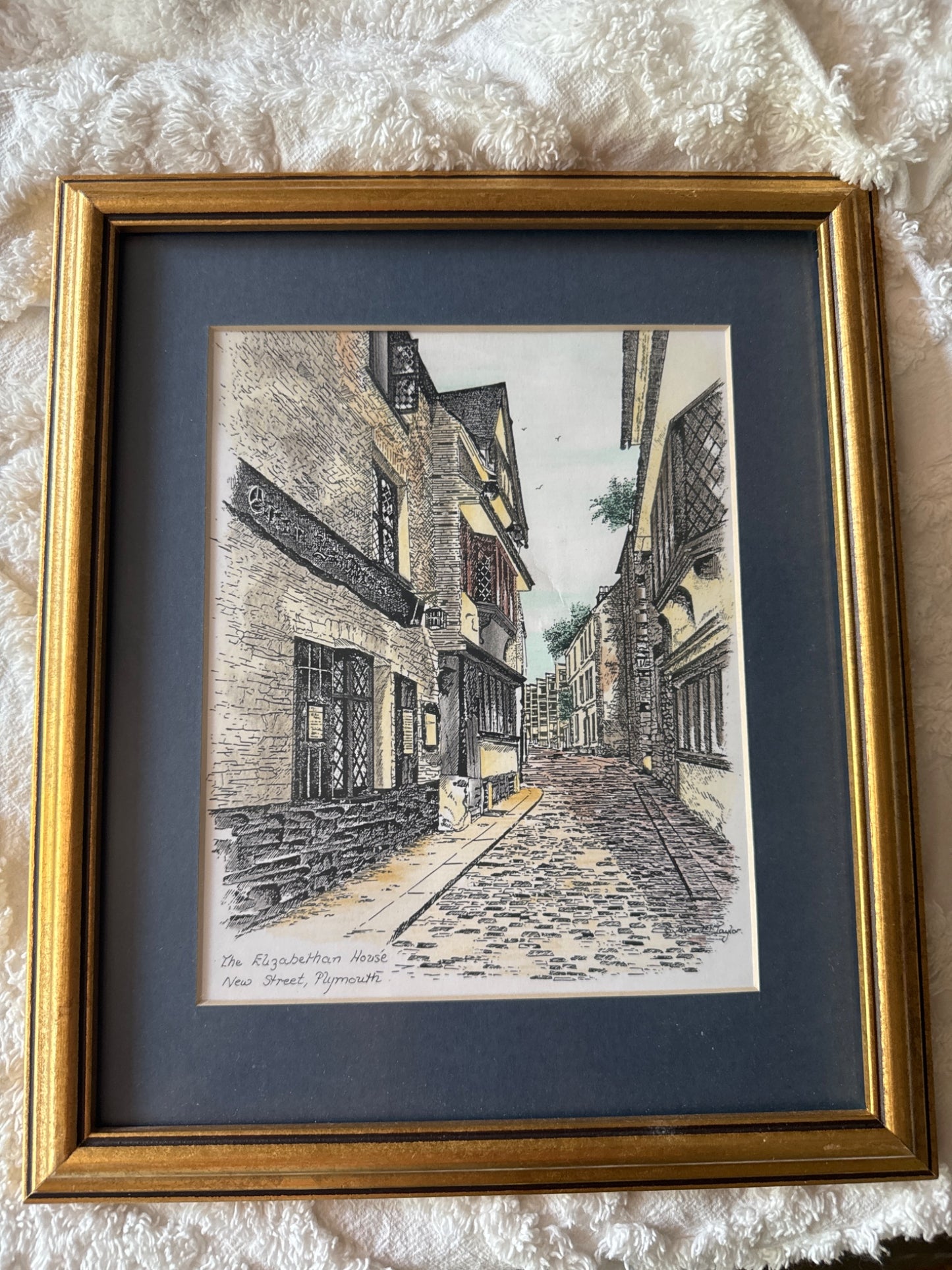 Elizabethian house framed print  - 1