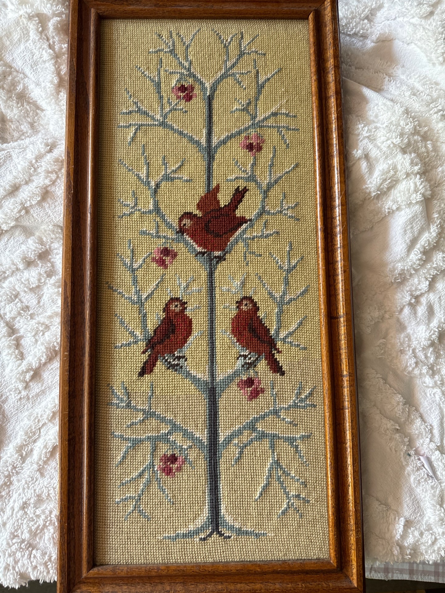 Bird needlepoint lg - 1