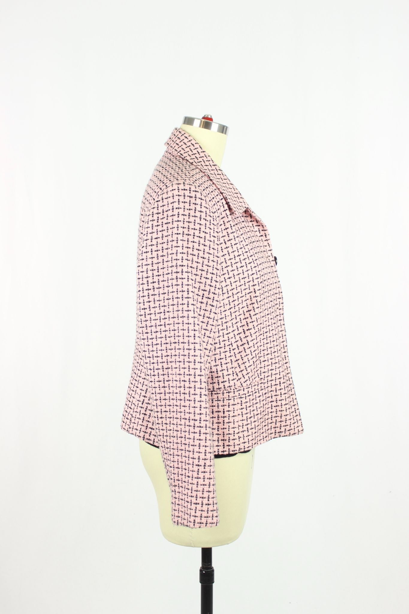 Vintage CLEO Pink Tweed Jacket, Size 10P - 2