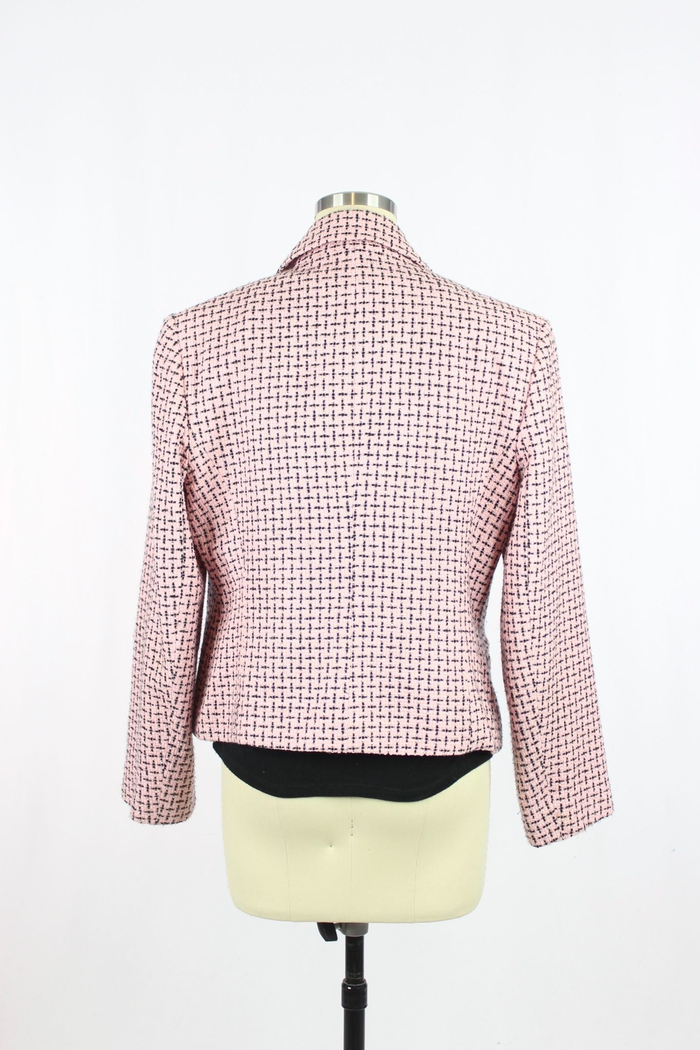 Vintage CLEO Pink Tweed Jacket, Size 10P - 3